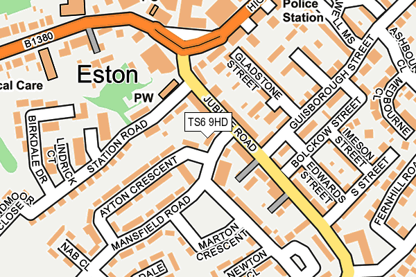 TS6 9HD map - OS OpenMap – Local (Ordnance Survey) TS6 9HD map - OS OpenMap – Local (Ordnance Survey)