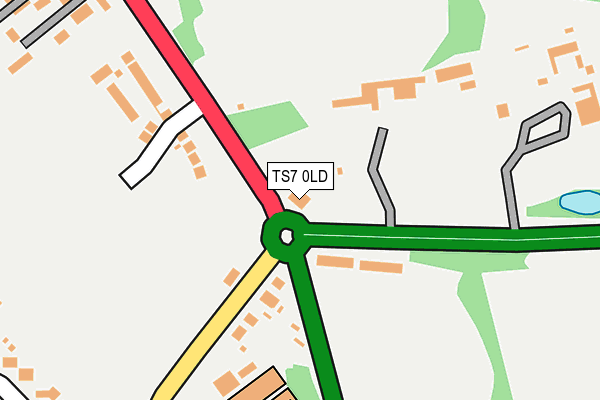 TS7 0LD map - OS OpenMap – Local (Ordnance Survey) TS7 0LD map - OS OpenMap – Local (Ordnance Survey)