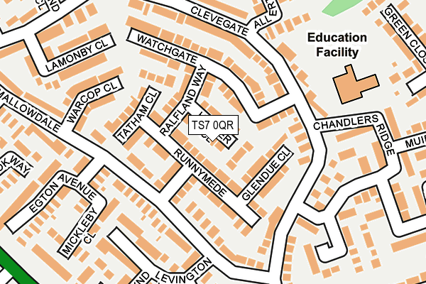 TS7 0QR map - OS OpenMap – Local (Ordnance Survey) TS7 0QR map - OS OpenMap – Local (Ordnance Survey)