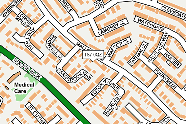 TS7 0QZ map - OS OpenMap – Local (Ordnance Survey) TS7 0QZ map - OS OpenMap – Local (Ordnance Survey)