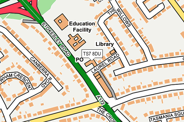 TS7 8DU map - OS OpenMap – Local (Ordnance Survey) TS7 8DU map - OS OpenMap – Local (Ordnance Survey)