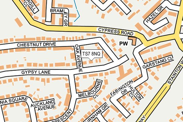 TS7 8NQ map - OS OpenMap – Local (Ordnance Survey) TS7 8NQ map - OS OpenMap – Local (Ordnance Survey)