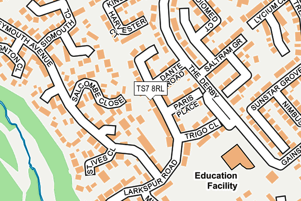 TS7 8RL map - OS OpenMap – Local (Ordnance Survey) TS7 8RL map - OS OpenMap – Local (Ordnance Survey)