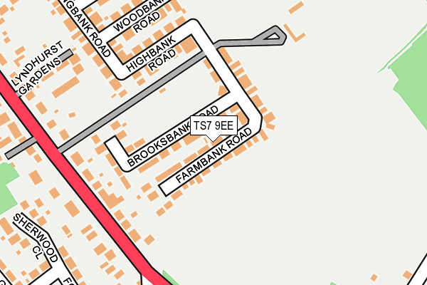 TS7 9EE map - OS OpenMap – Local (Ordnance Survey) TS7 9EE map - OS OpenMap – Local (Ordnance Survey)