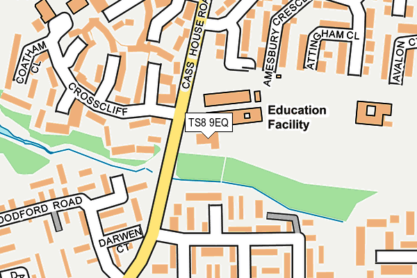 TS8 9EQ map - OS OpenMap – Local (Ordnance Survey) TS8 9EQ map - OS OpenMap – Local (Ordnance Survey)