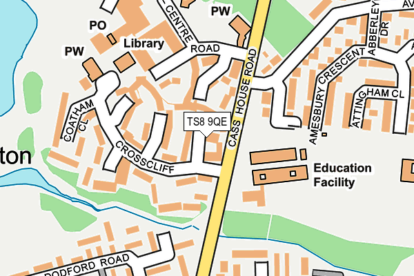 TS8 9QE map - OS OpenMap – Local (Ordnance Survey) TS8 9QE map - OS OpenMap – Local (Ordnance Survey)