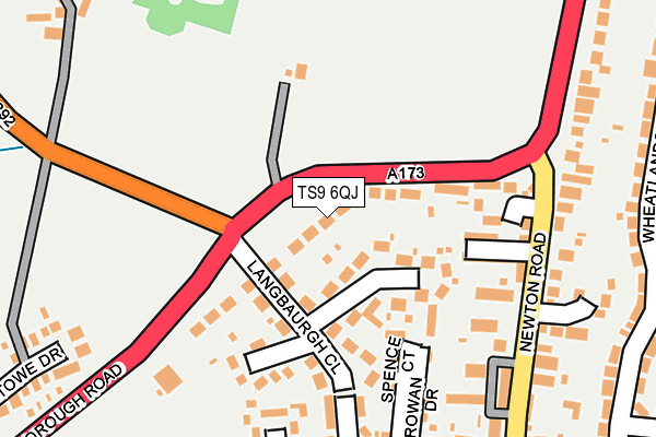TS9 6QJ map - OS OpenMap – Local (Ordnance Survey) TS9 6QJ map - OS OpenMap – Local (Ordnance Survey)