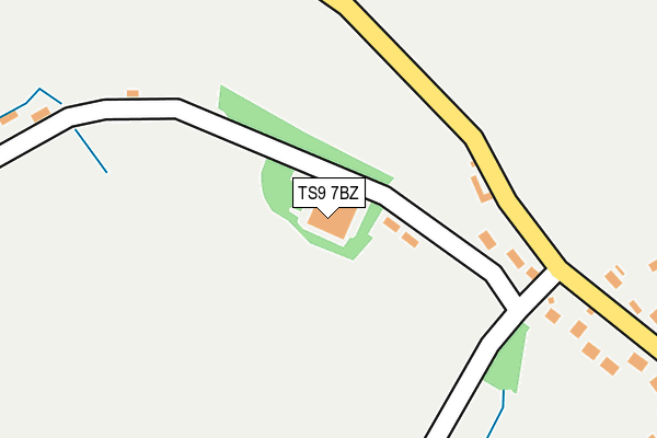 TS9 7BZ map - OS OpenMap – Local (Ordnance Survey) TS9 7BZ map - OS OpenMap – Local (Ordnance Survey)