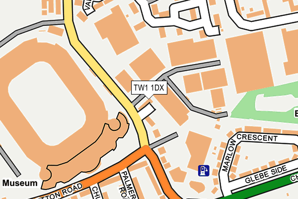 TW1 1DX map - OS OpenMap – Local (Ordnance Survey) TW1 1DX map - OS OpenMap – Local (Ordnance Survey)