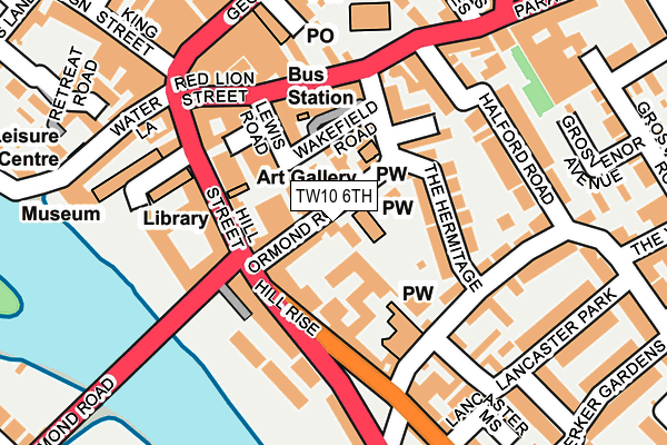 TW10 6TH map - OS OpenMap – Local (Ordnance Survey) TW10 6TH map - OS OpenMap – Local (Ordnance Survey)