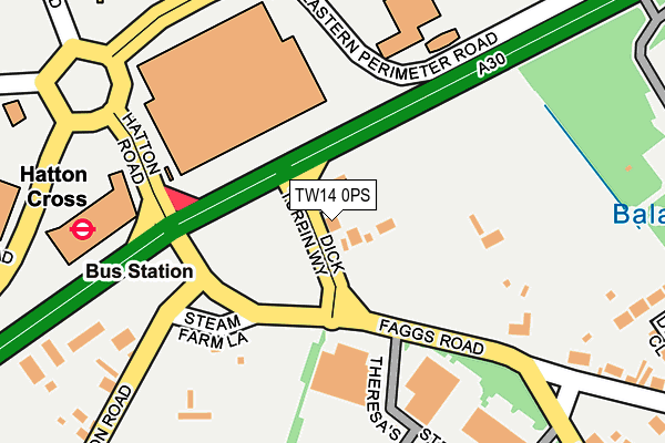 TW14 0PS maps, stats, and open data