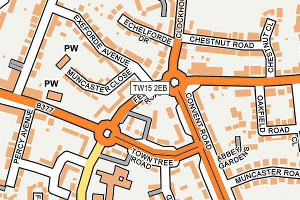 TW15 2EB map - OS OpenMap – Local (Ordnance Survey) TW15 2EB map - OS OpenMap – Local (Ordnance Survey)