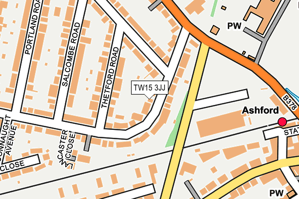 TW15 3JJ map - OS OpenMap – Local (Ordnance Survey) TW15 3JJ map - OS OpenMap – Local (Ordnance Survey)