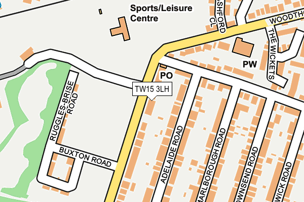 TW15 3LH map - OS OpenMap – Local (Ordnance Survey) TW15 3LH map - OS OpenMap – Local (Ordnance Survey)