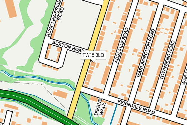 TW15 3LQ map - OS OpenMap – Local (Ordnance Survey) TW15 3LQ map - OS OpenMap – Local (Ordnance Survey)