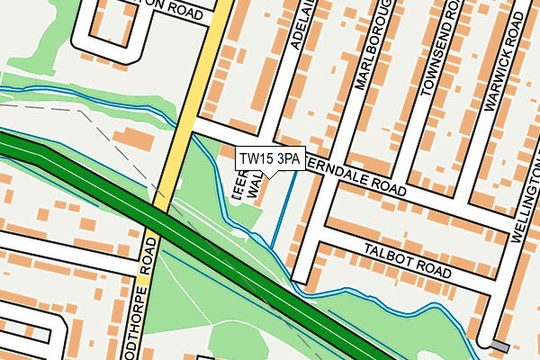 TW15 3PA map - OS OpenMap – Local (Ordnance Survey) TW15 3PA map - OS OpenMap – Local (Ordnance Survey)
