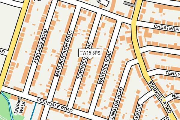 TW15 3PS map - OS OpenMap – Local (Ordnance Survey) TW15 3PS map - OS OpenMap – Local (Ordnance Survey)