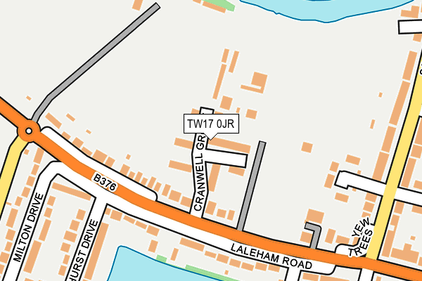 TW17 0JR map - OS OpenMap – Local (Ordnance Survey) TW17 0JR map - OS OpenMap – Local (Ordnance Survey)
