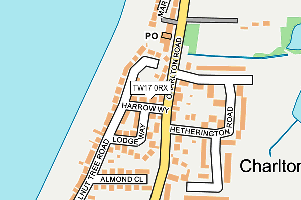 TW17 0RX map - OS OpenMap – Local (Ordnance Survey) TW17 0RX map - OS OpenMap – Local (Ordnance Survey)
