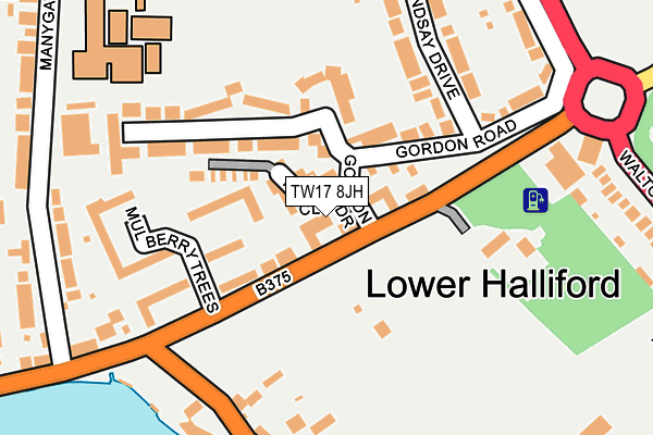 TW17 8JH map - OS OpenMap – Local (Ordnance Survey) TW17 8JH map - OS OpenMap – Local (Ordnance Survey)