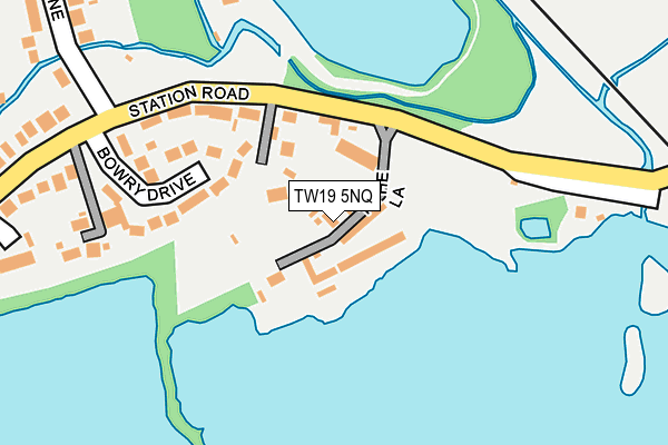 TW19 5NQ map - OS OpenMap – Local (Ordnance Survey)