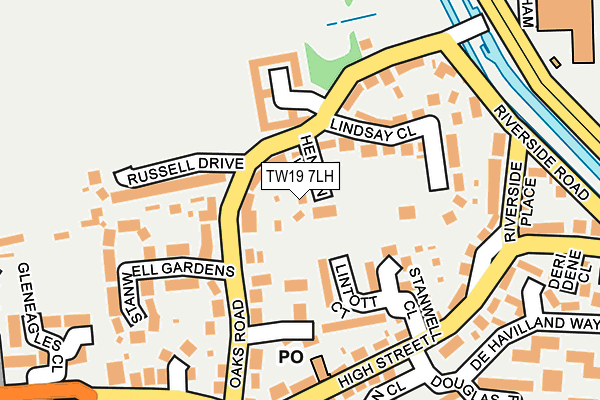 TW19 7LH map - OS OpenMap – Local (Ordnance Survey) TW19 7LH map - OS OpenMap – Local (Ordnance Survey)