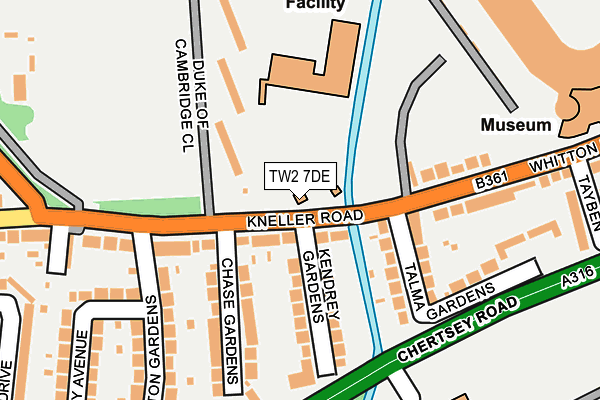 TW2 7DE map - OS OpenMap – Local (Ordnance Survey) TW2 7DE map - OS OpenMap – Local (Ordnance Survey)
