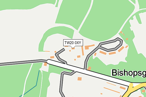 TW20 0XY map - OS OpenMap – Local (Ordnance Survey)