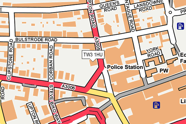 TW3 1HU map - OS OpenMap – Local (Ordnance Survey) TW3 1HU map - OS OpenMap – Local (Ordnance Survey)