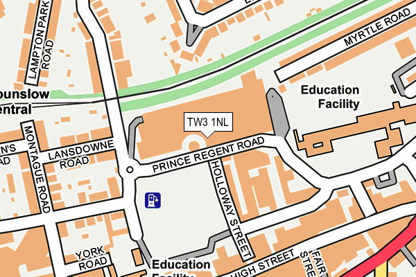 TW3 1NL map - OS OpenMap – Local (Ordnance Survey) TW3 1NL map - OS OpenMap – Local (Ordnance Survey)