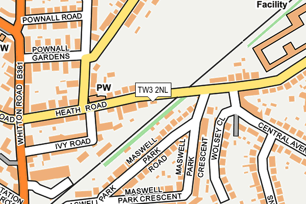 TW3 2NL map - OS OpenMap – Local (Ordnance Survey) TW3 2NL map - OS OpenMap – Local (Ordnance Survey)