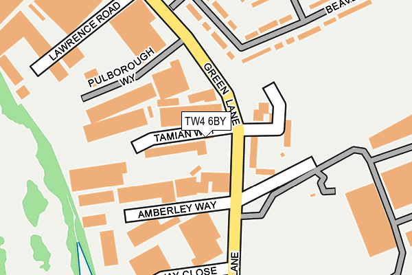 TW4 6BY map - OS OpenMap – Local (Ordnance Survey) TW4 6BY map - OS OpenMap – Local (Ordnance Survey)