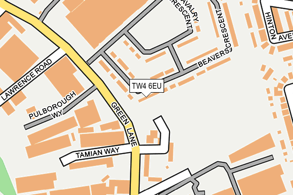 TW4 6EU map - OS OpenMap – Local (Ordnance Survey) TW4 6EU map - OS OpenMap – Local (Ordnance Survey)
