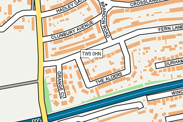 TW5 0HN map - OS OpenMap – Local (Ordnance Survey) TW5 0HN map - OS OpenMap – Local (Ordnance Survey)