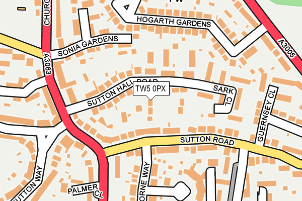 TW5 0PX map - OS OpenMap – Local (Ordnance Survey) TW5 0PX map - OS OpenMap – Local (Ordnance Survey)
