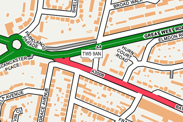 TW5 9AN map - OS OpenMap – Local (Ordnance Survey) TW5 9AN map - OS OpenMap – Local (Ordnance Survey)