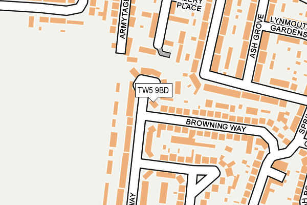 TW5 9BD map - OS OpenMap – Local (Ordnance Survey) TW5 9BD map - OS OpenMap – Local (Ordnance Survey)