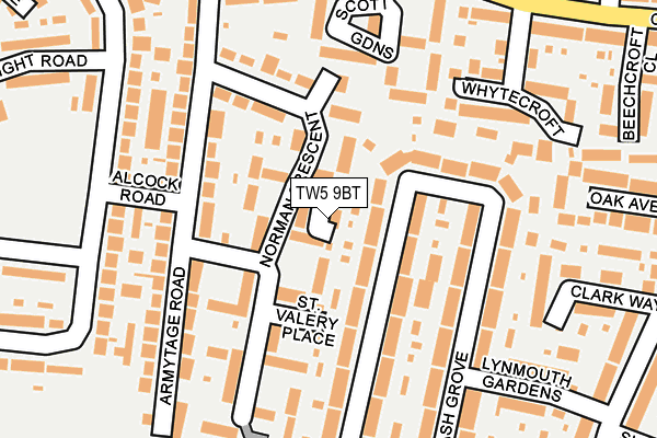 TW5 9BT map - OS OpenMap – Local (Ordnance Survey) TW5 9BT map - OS OpenMap – Local (Ordnance Survey)