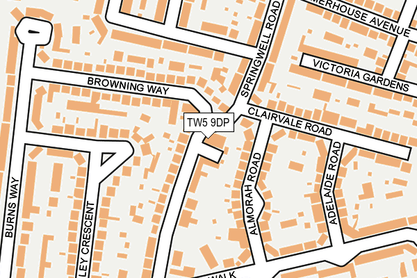 TW5 9DP map - OS OpenMap – Local (Ordnance Survey) TW5 9DP map - OS OpenMap – Local (Ordnance Survey)