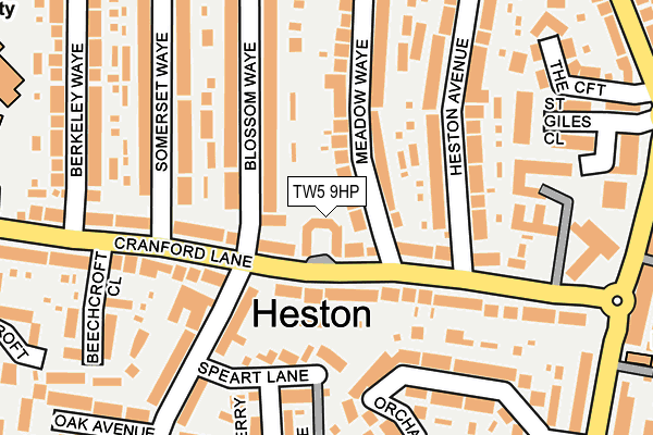 TW5 9HP map - OS OpenMap – Local (Ordnance Survey) TW5 9HP map - OS OpenMap – Local (Ordnance Survey)