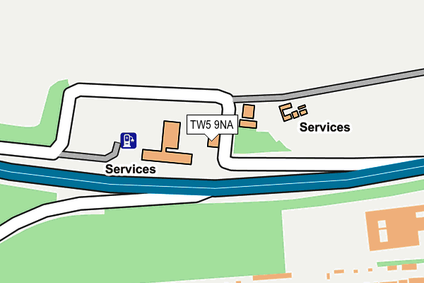 TW5 9NA map - OS OpenMap – Local (Ordnance Survey) TW5 9NA map - OS OpenMap – Local (Ordnance Survey)