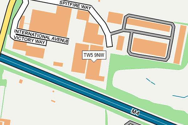 TW5 9NW map - OS OpenMap – Local (Ordnance Survey) TW5 9NW map - OS OpenMap – Local (Ordnance Survey)