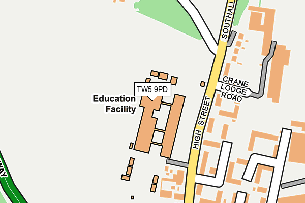 TW5 9PD map - OS OpenMap – Local (Ordnance Survey) TW5 9PD map - OS OpenMap – Local (Ordnance Survey)