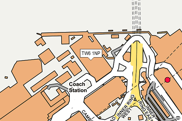 TW6 1NP map - OS OpenMap – Local (Ordnance Survey) TW6 1NP map - OS OpenMap – Local (Ordnance Survey)