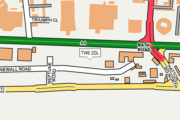 TW6 2DL map - OS OpenMap – Local (Ordnance Survey) TW6 2DL map - OS OpenMap – Local (Ordnance Survey)