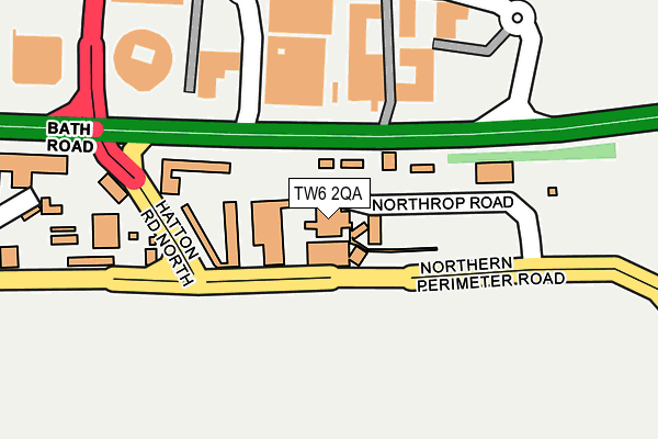 TW6 2QA map - OS OpenMap – Local (Ordnance Survey) TW6 2QA map - OS OpenMap – Local (Ordnance Survey)