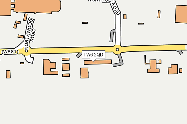 TW6 2QD map - OS OpenMap – Local (Ordnance Survey) TW6 2QD map - OS OpenMap – Local (Ordnance Survey)