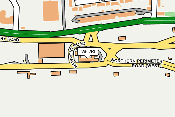 TW6 2RL map - OS OpenMap – Local (Ordnance Survey) TW6 2RL map - OS OpenMap – Local (Ordnance Survey)