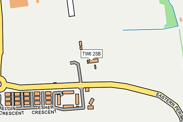 TW6 2SB map - OS OpenMap – Local (Ordnance Survey)