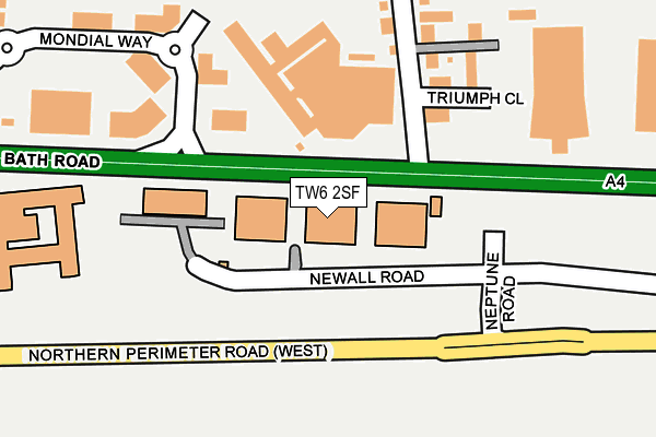 TW6 2SF map - OS OpenMap – Local (Ordnance Survey) TW6 2SF map - OS OpenMap – Local (Ordnance Survey)